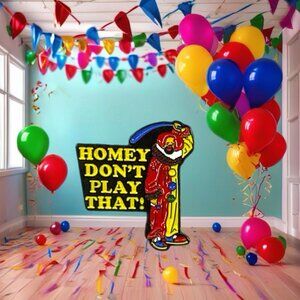 Homey Don't Play That Enamel Pin Brooch In Living Color 90's Funny Comedy Wayans